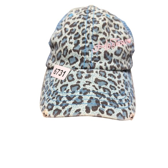 hooters  nwt mesh aniamal print  hat - Picture 1 of 10